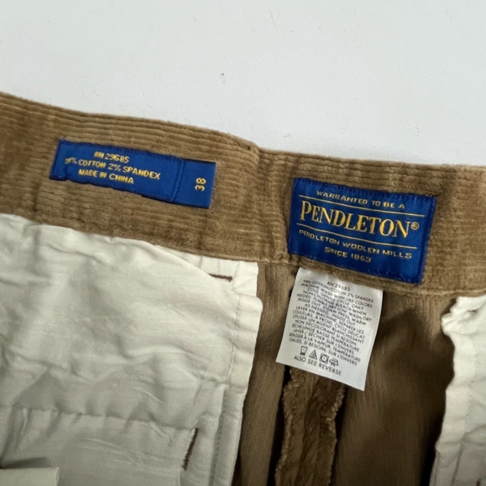 Pendleton Men's Corduroy Pants - Tan Size 38 - Picture 4 of 7